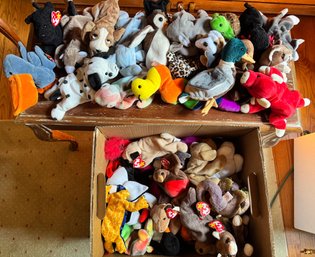 Group Of Fifty Beanie Babies