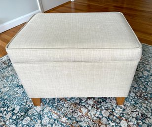 Neutral Storage Ottoman
