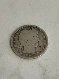 1898 Barber Quarter Coin #43