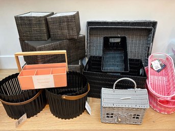 Resin And Plastic Baskets