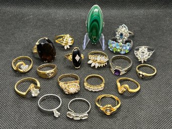 Large Vintage Estate Ring Grouping
