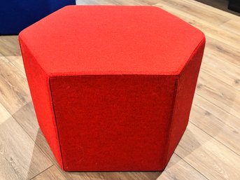 Red Blu Dot Hecks Ottoman