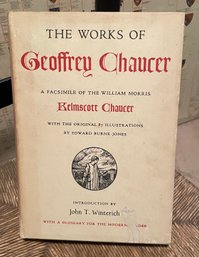 The Works Of Geoffrey Chaucer - A Facsimile Of The William Morris Kelmscott Chaucer