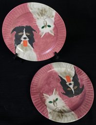 Holly Freeman The Farm Designed Plate Pair