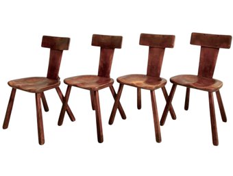 1940s Cushman 'Colonial Creation' Maple Chairs - Set Of Four