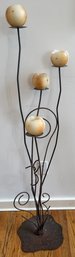 Iron Candle Holder