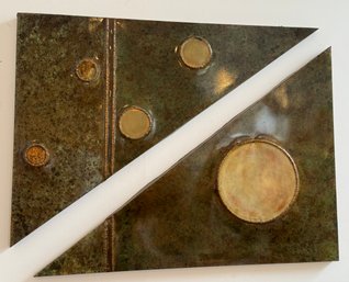 Large Copper Wall Art Signed