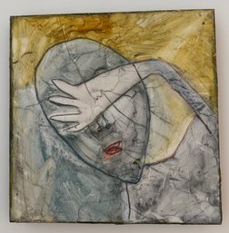 Painting On Board Signed Putnoi On Verso