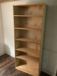 Wood Book Shelf With Adjustable Shelves