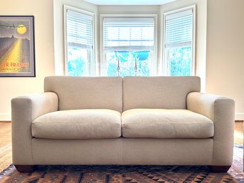 R. Jones Loveseat Sofa & Matching Ottoman