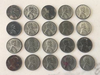 1943 Steel Wheat Pennies Lot #74