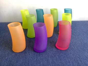 MCM Vintage Libby Watusi Swerve Frosted Glasses