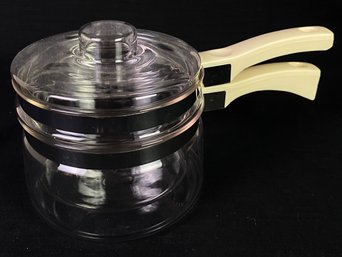 Vintage Glass Double Boiler Dish