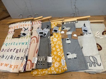 Seven Baby / Child Sized Throw Blankets