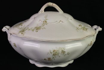 Vintage Royal Semi Porcelain Covered Dish