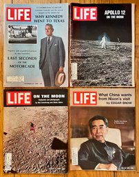 Group Of Four LIFE MAGAZINES - 1967 To 1971