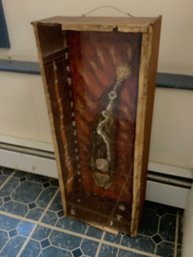 Red Tone Shadow Box Art