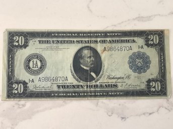 1914 $20 Federal Reserve Note #107