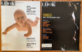 Two LOOK MAGAZINES 1970 - 1971