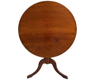 Antique Tilt-Top Cherry Tea Table