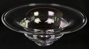 Large Pedestal Glass Bowl
