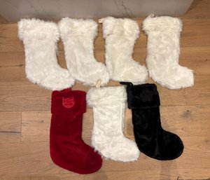 Seven Fuzzy Stockings By Martha Stewart
