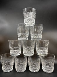 10 Waterford Crystal Maeve -old Fashion Tumblers.
