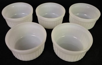 Anchor Hocking Fire King Milk Glass Dish Set