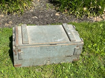 A Wooden Chest Trunk