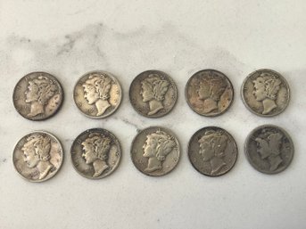Liberty Dimes Lot #118