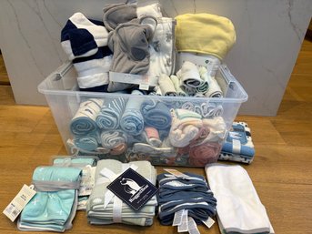 Large Selection Of Baby Towels And Washcloths