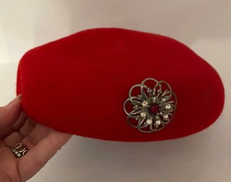 Mid Century Wool Pill Box Hat