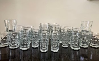 Large Lot Of Everyday Glasses 30 Pcs