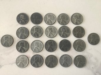 1943 Steel Wheat Pennies Lot #122