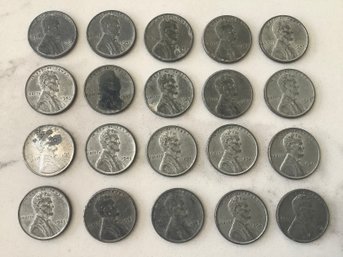 1943 Steel Wheat Pennies Lot #123