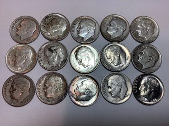 Roosevelt Dimes Currency Lot #22