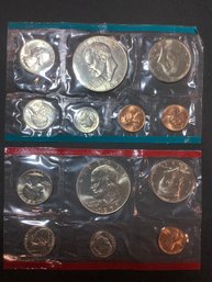 1973 Uncirculated Coins Currency Lot #24