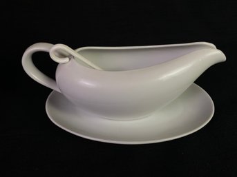 Plain Ceramic White Sauce Dish