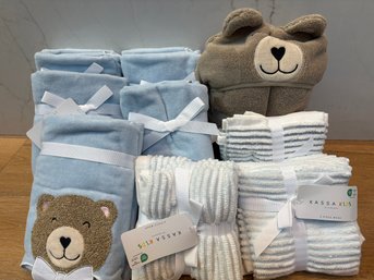 Kassa Kids Bear Baby Towels And Washcloths