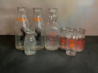 Vintage Milk Bottle Lot #2