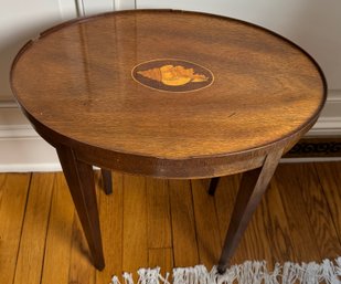 Baker Inlay Side Table