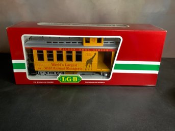 LGB 4075-DG Wild Animal Menagerie Train Car #1