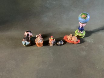 Lot Of 5 Trinket Boxes