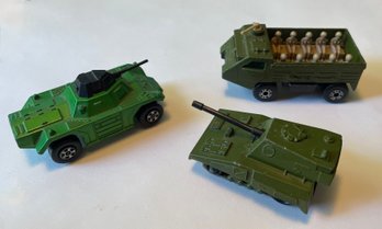 Vintage MATCHBOX Military Vehicles -1970s