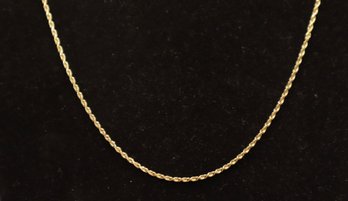 14K Yellow Gold Chain Marked Michael Anthony 24.5' (5.7 Grams)