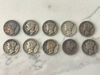 Liberty Dimes Lot #137