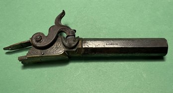 Section Of Percussion Pistol By Van Wart & Son - London