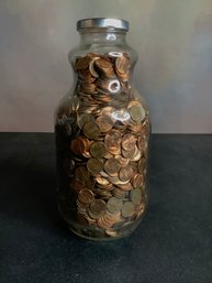 Jar Of Pennies 17.8lb