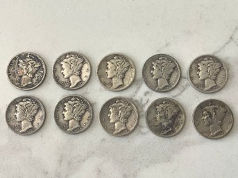 Liberty Dimes Lot #147