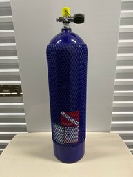 Aluminum Scuba Tank Cylinder W Valve Mesh Sleeve Diving Gear Outdated Tank
